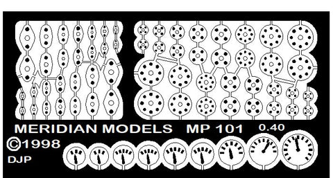 Etched Pipe Flanges and dials [Size 1]