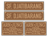 Arn Jung Mallet 'Jatibarang Nº 9' loco set plates