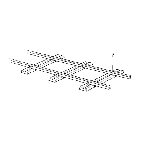 Track Sample Kit for O14 with gauge and wagon