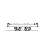 Track Sample Kit for O14 with gauge and wagon