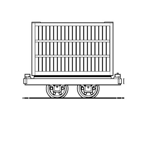 Hudson Peat/Turf Wagon (etched brass body)