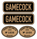 Peckett "Gamecock" loco set plates