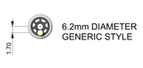 Mosskito NG Driving Wheels - 6.2mm Generic Style