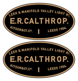 Leek & Manifold loco set plates