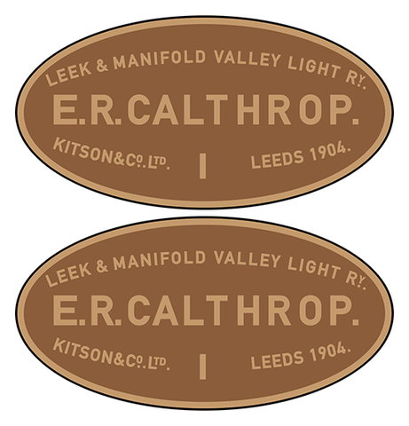 Leek & Manifold loco set plates