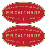 Leek & Manifold loco set plates