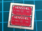 Henschel works plates