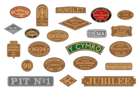 Spare nameplates - large scale