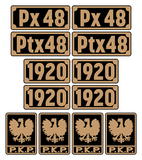 Px48 loco set plates