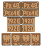 Px48 loco set plates