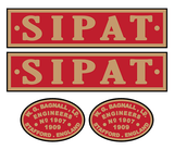 Bagnall 'Sipat' loco set plates