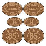 W&L No. 14 / SLR No. 85 loco set plates